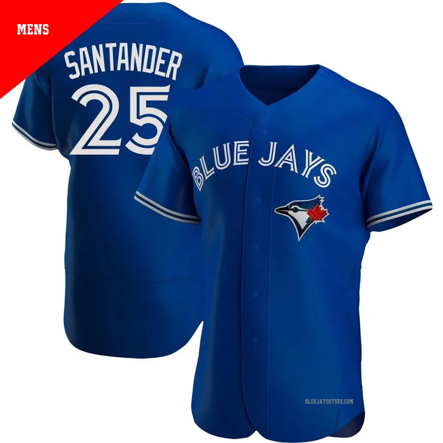 Men's Toronto Blue Jays Anthony Santander ＃25 Royal Authentic Alternate Jersey