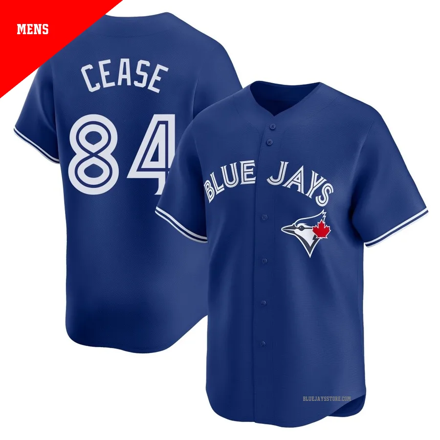 Men's Toronto Blue Jays Dylan Cease ＃84 Royal Limited Alternate Jersey