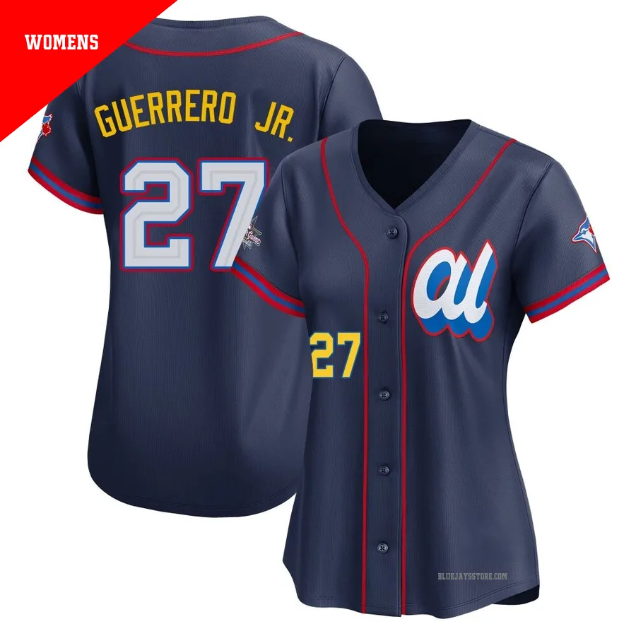 Women's Toronto Blue Jays Vladimir Guerrero Jr. ＃27 Navy Limited American League 2025 All-Star Edition Jersey