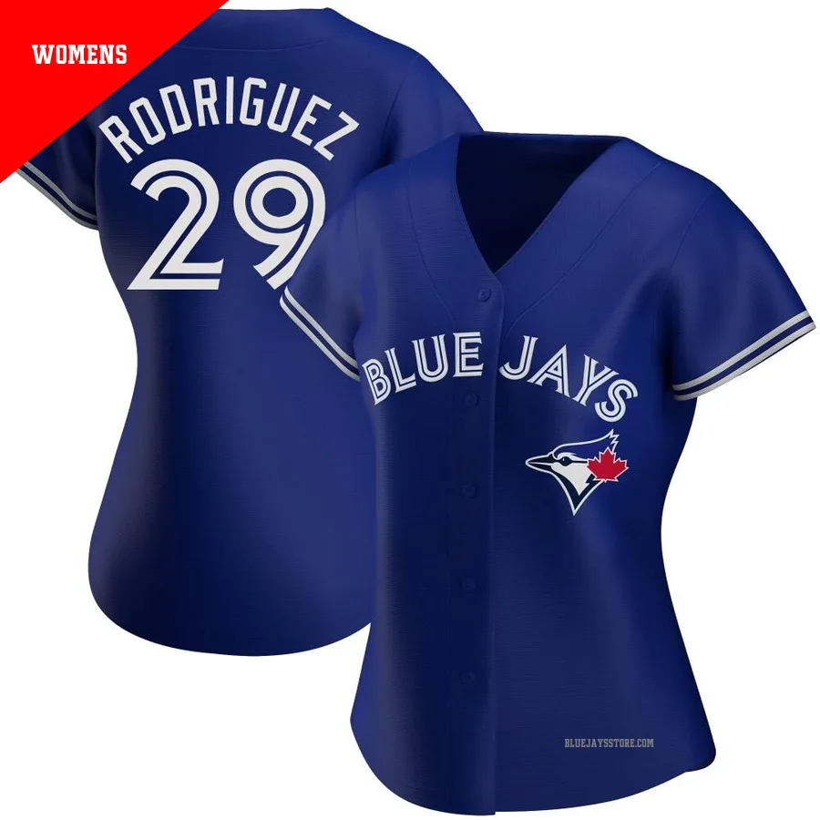 Women's Toronto Blue Jays Yariel Rodriguez ＃29 Royal Authentic Alternate Jersey