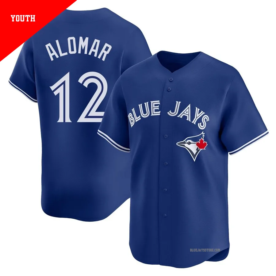 Youth Toronto Blue Jays Roberto Alomar ＃12 Royal Limited Alternate Jersey